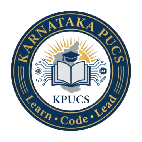 Student preparing for Karnataka PUC